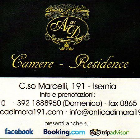 Antica Dimora 191 Hotell Isernia Eksteriør bilde